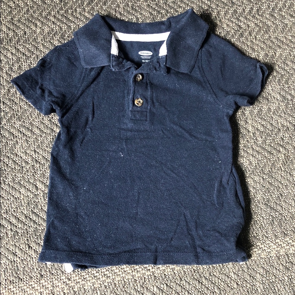 Old Navy Navy Blue Toddler Polo